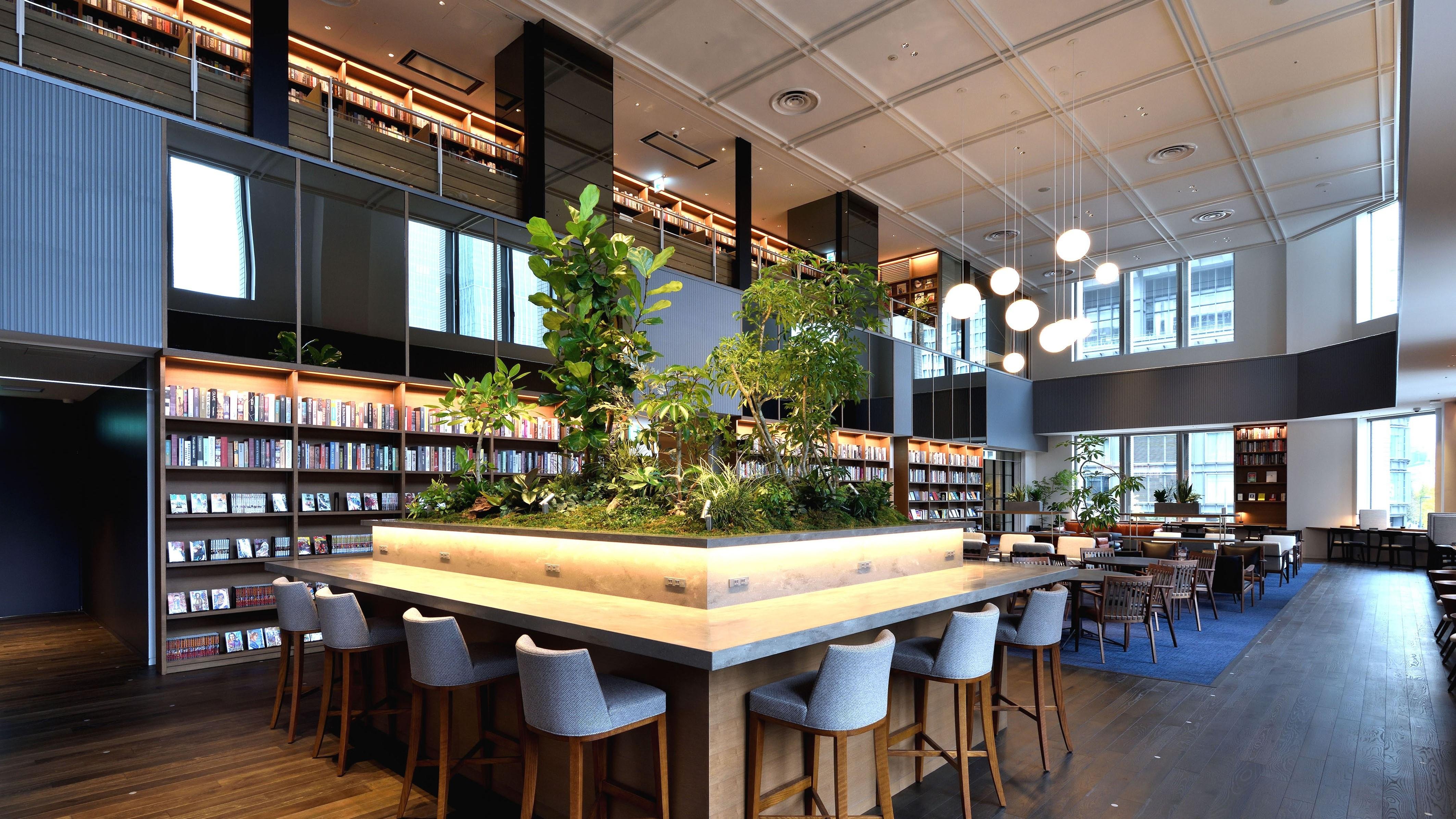 丸の内エリア初出店、国内最大のSHARE LOUNGEの画像です