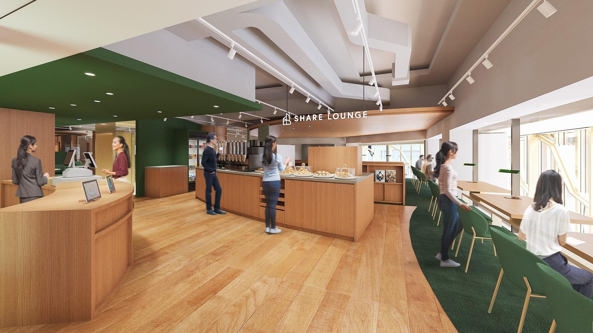 「Olive LOUNGE 渋谷店」に「SHARE LOUNGE Olive LOUNGE渋谷店」をオープンのメイン画像