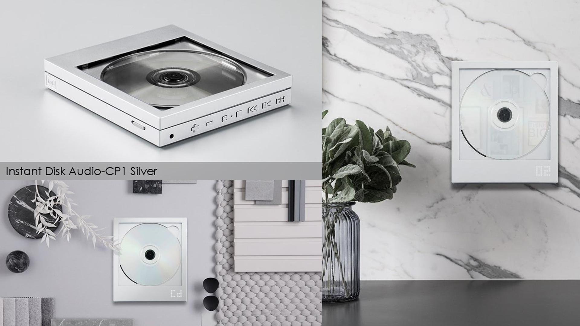 「CDプレーヤー「CP1 Instant Disk Audio Silver(シルバー)」」の説明画像です。