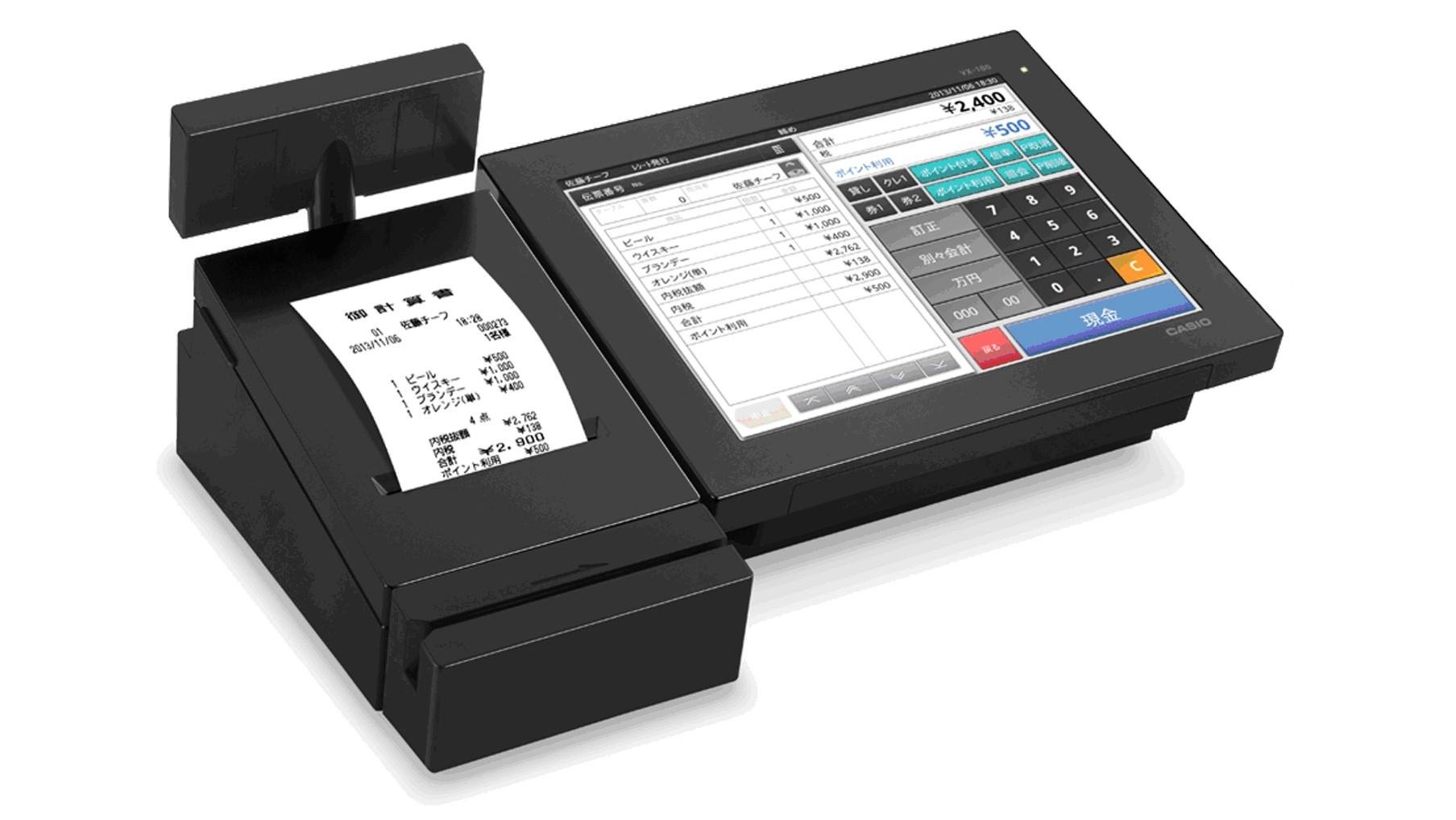 This is an explanatory image of T Point Japan and Club Nets launching the T-POINT compatible cash register "RegiPro" to small and medium-sized stores. 