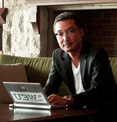 解説:上杉隆さんの写真です