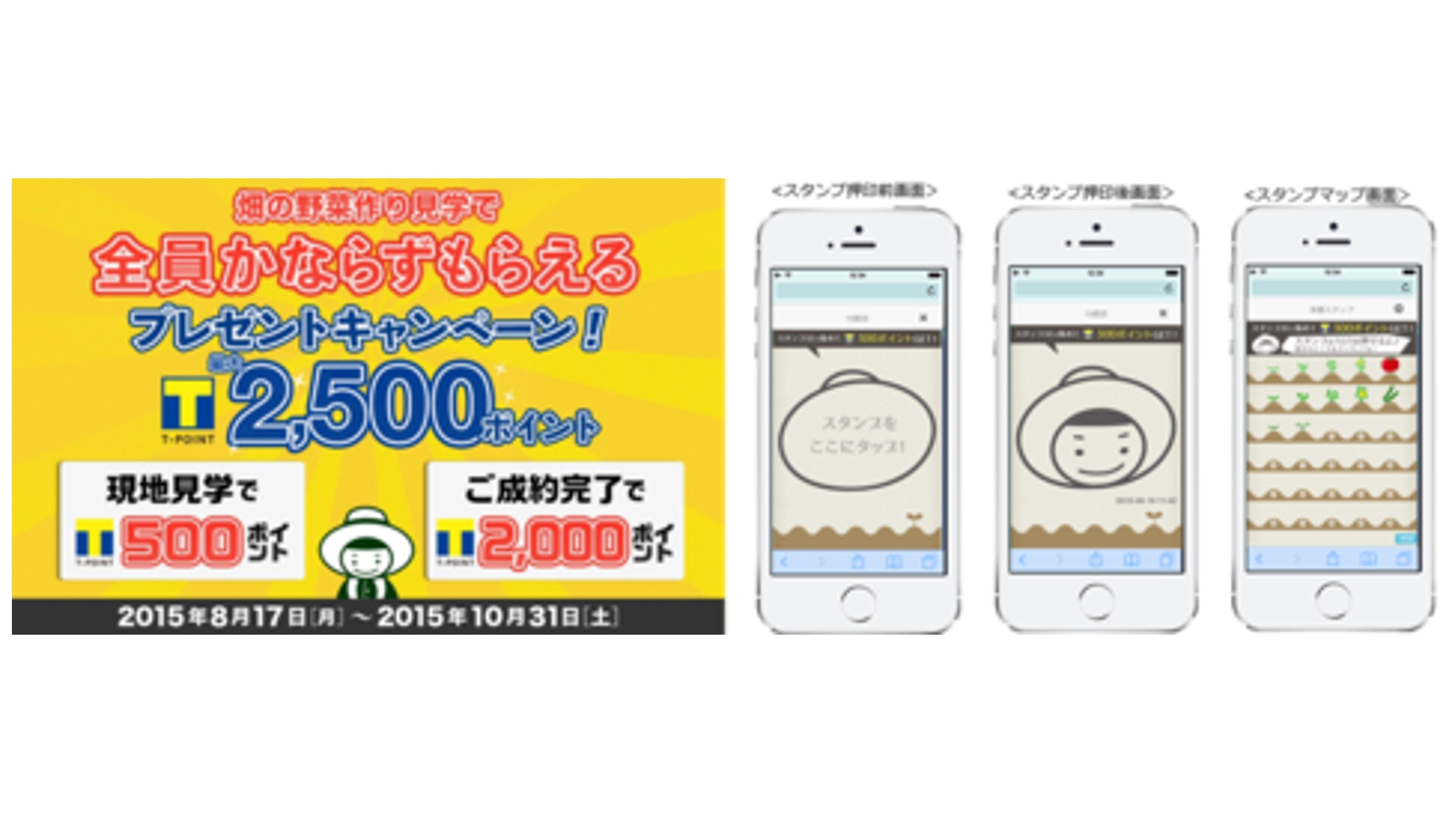 首届“T-VENTURE PROGRAM”大奖得主，社区花园“共享田园”，在各方支持下，发起了一项活动，通过电子印章收集访问积分来获取T-Points积分。