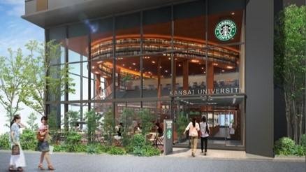 大学施設内に初出店！ 関西大学新キャンパスにBOOK&CAFE 「TSUTAYA BOOK STORE」を出店の説明画像です