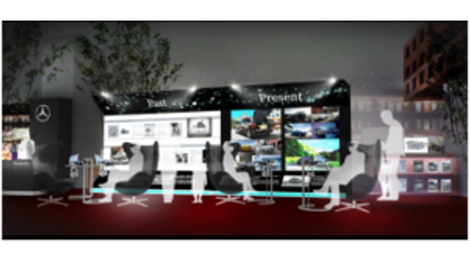 メルセデス・ベンツとCCCマーケティング、"クルマを置かないショールーム"を大阪にオープンの説明画像です