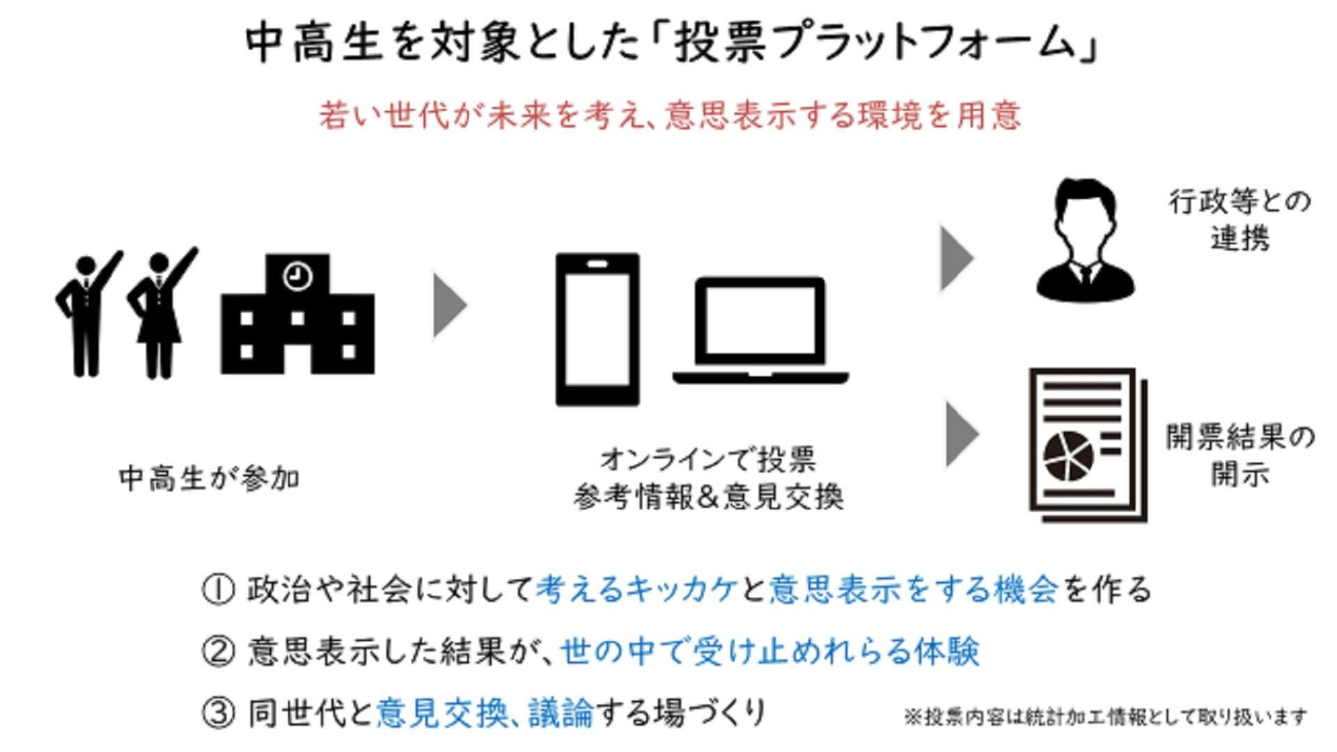 This is a schematic diagram of the voting platform. 
