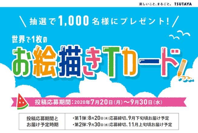 お子さんの絵が"Tカード"に。世界で1枚のお絵描きTカードの画像です