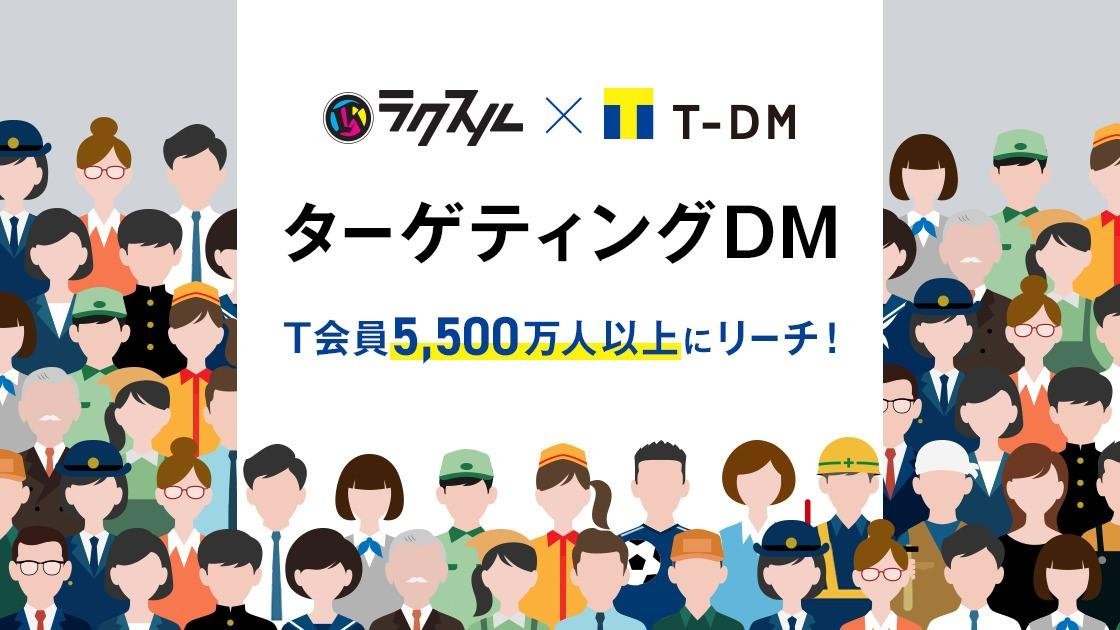 這是一張說明圖片，展示了我們與 Raksul 在直郵業務領域開始合作的情況。