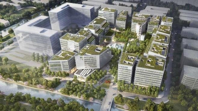 天目里の施設全体画像です