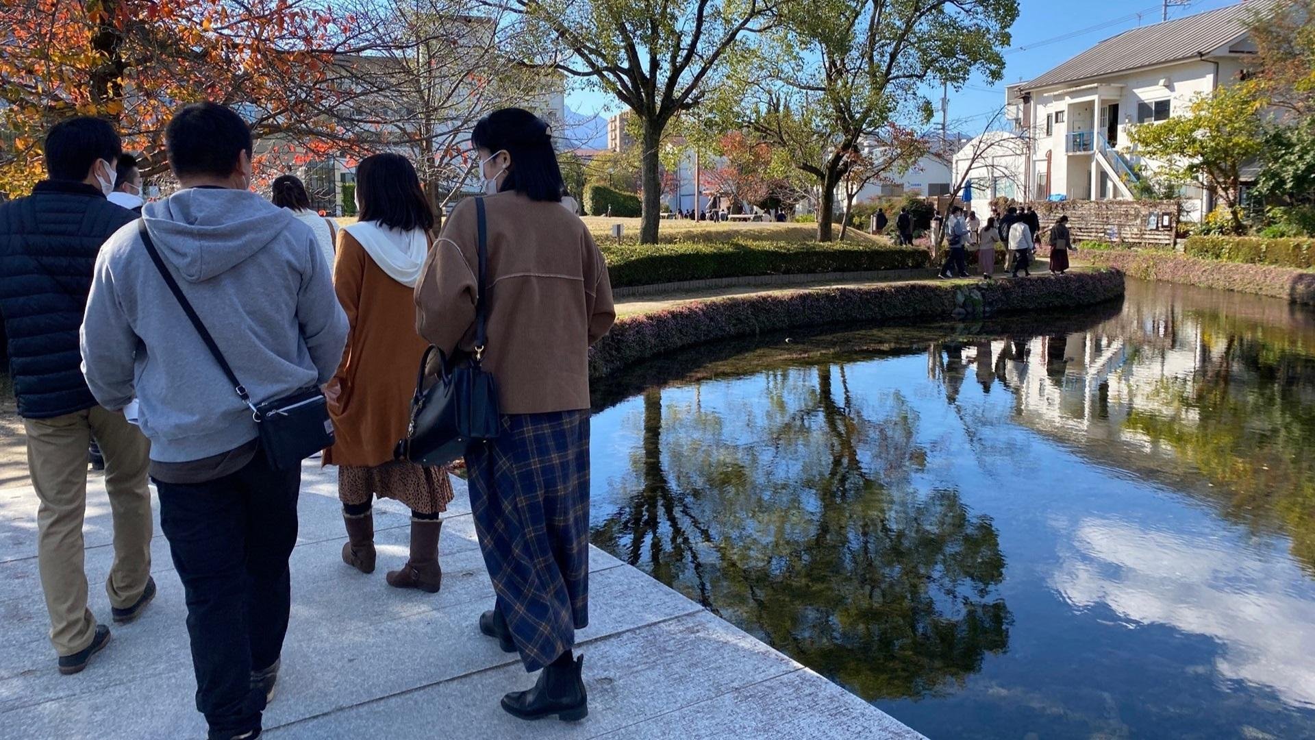 这是 CCC Marketing 与爱媛县西条市联合调研开展的配对活动的结果说明图。