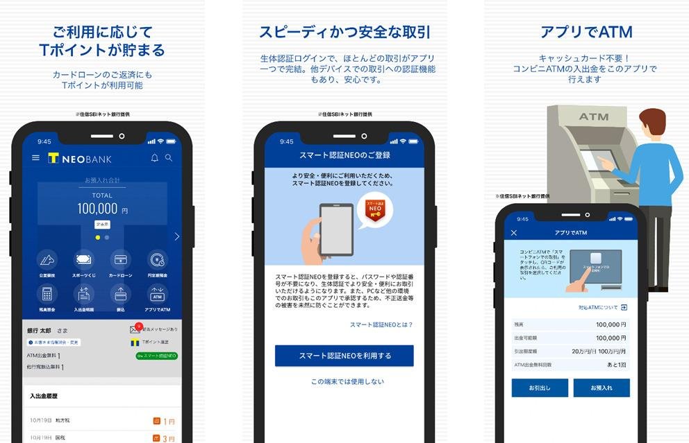 7,000万人のT会員に向けたネオバンク「T NEOBANK」を始動!の説明画像です