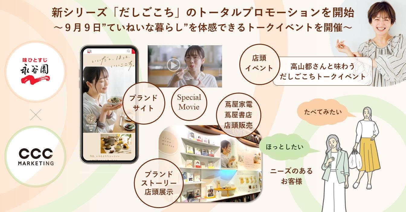 「【永谷園 × CCCマーケティング】 新シリーズ「だしごこち」のトータルプロモーションを開始」のメイン画像です