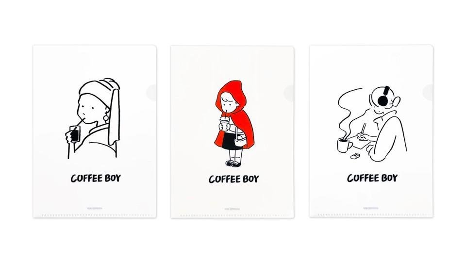 コーヒーをテーマにした人気イラストレーター『COFFEE BOY』のTSUTAYAオリジナルアイテムをTSUTAYA・蔦屋書店で3月1日に発売！の説明画像です