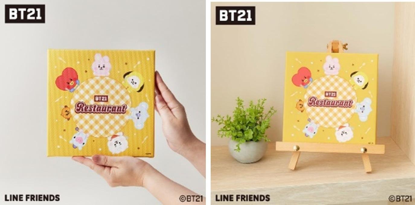 LINE FRIENDSのグローバル人気キャラクターブランド『BT21』 オリジナルデザイン「Restaurant ～レストラン～」 TSUTAYA限定商品が発売！の説明画像です