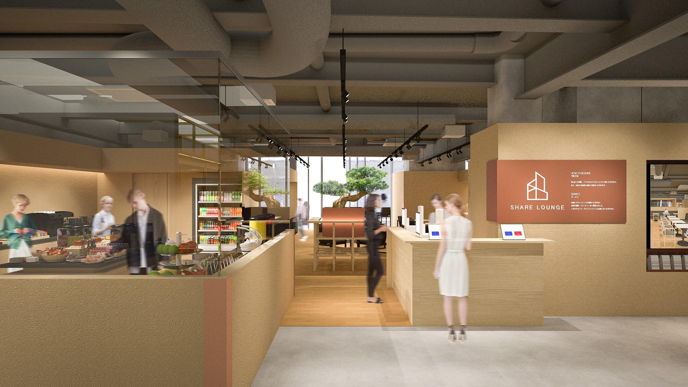 「京都 蔦屋書店」のSHARE LOUNGEのイメージ画像です。