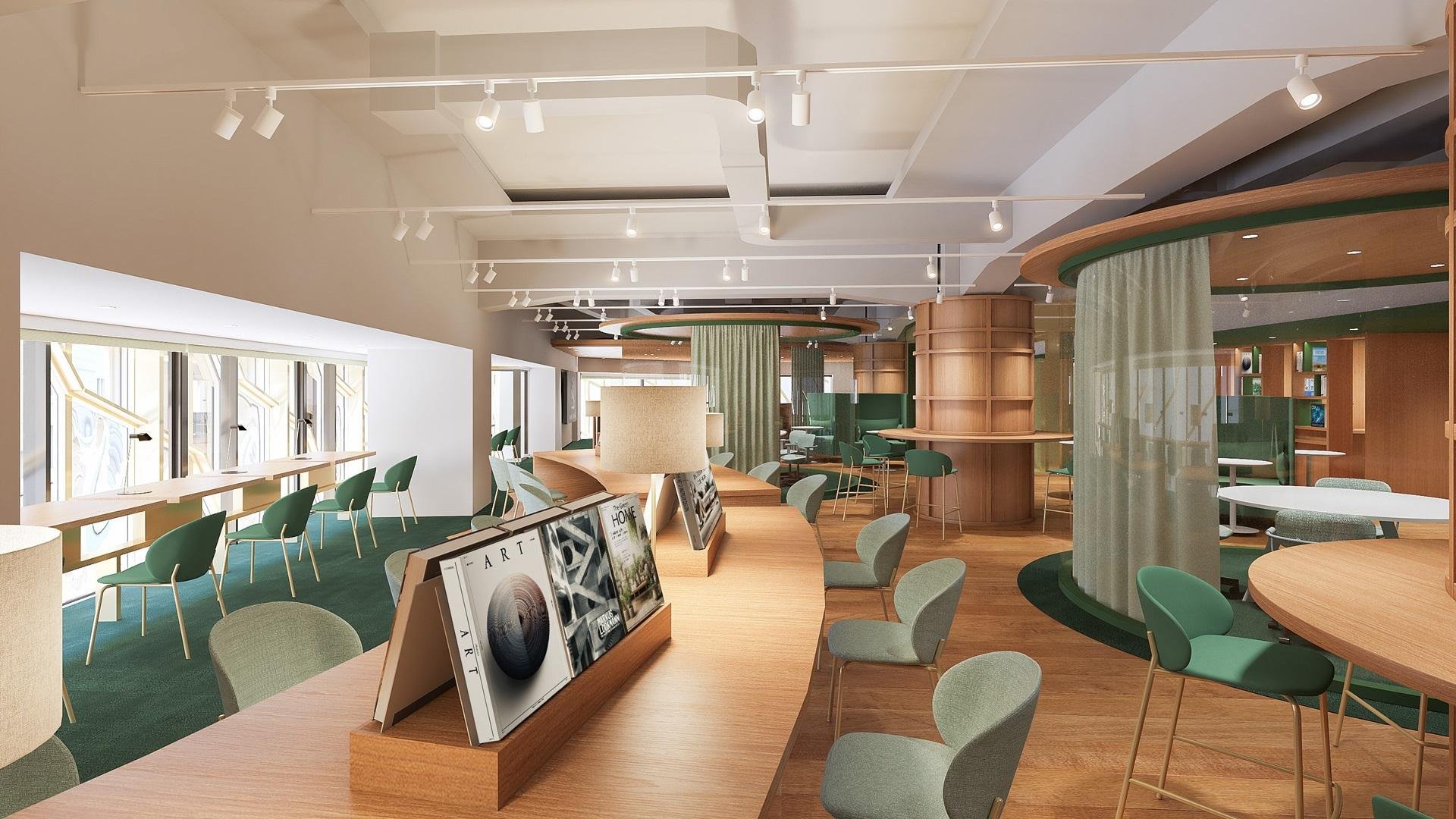 「Olive LOUNGE 渋谷店」に「SHARE LOUNGE Olive LOUNGE渋谷店」をオープンの店内画像