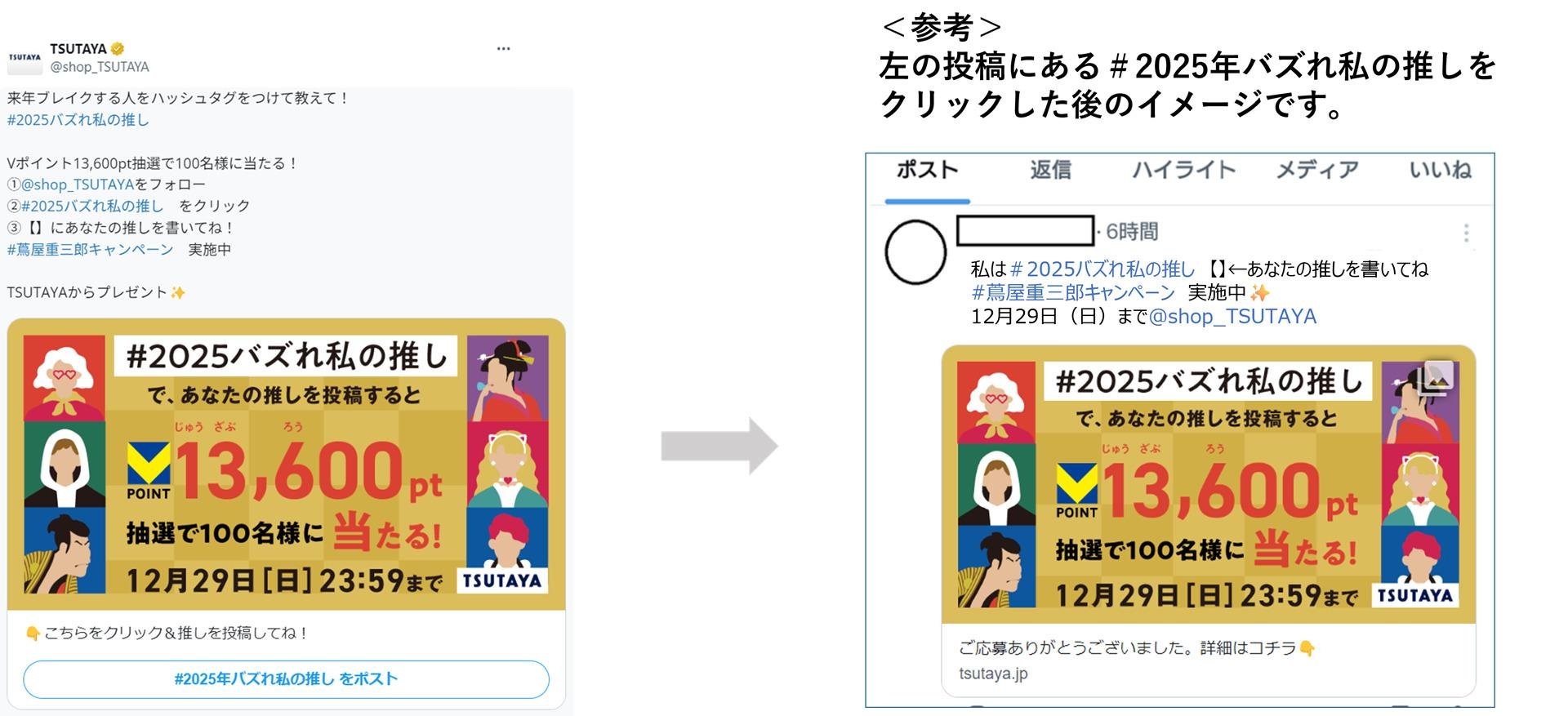 「#2025バズれ私の推し」キャンペーン の説明画像です
