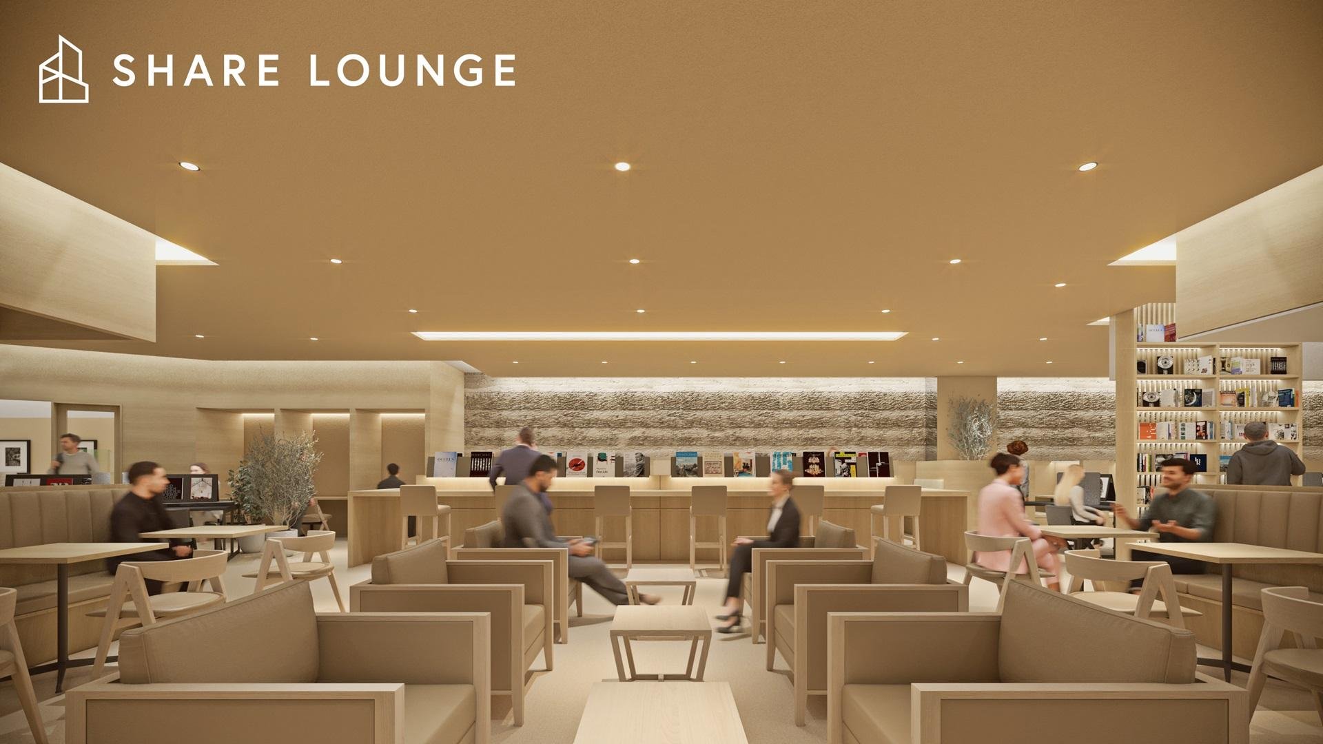 世田谷エリア4店舗目となる「SHARE LOUNGE」を駒沢大学駅の駅前に2025年11月中旬に出店の説明画像です