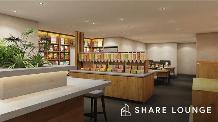 「Olive LOUNGE 新宿通」に 「SHARE LOUNGE Olive LOUNGE新宿通」をオープンの説明画像です