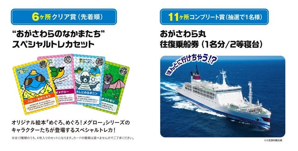 CCCMKホールディングス×小笠原村観光局 共育プロジェクト「おがさわラボ」 都営交通でめぐる小笠原！「おがさわらのなかまたち」スタンプラリーを開催の説明画像です。