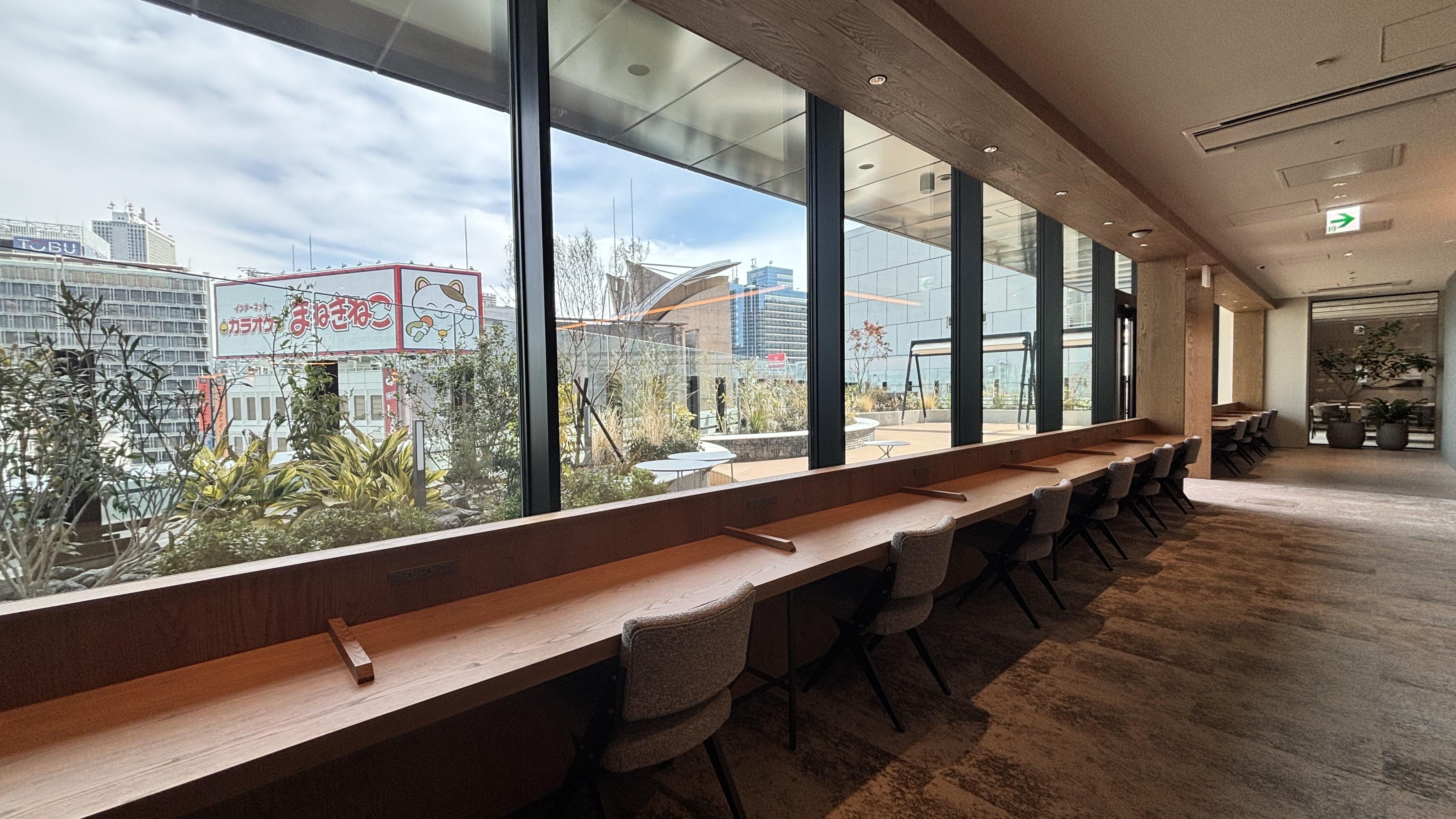 静かに仕事に没頭できる集中エリアの画像です