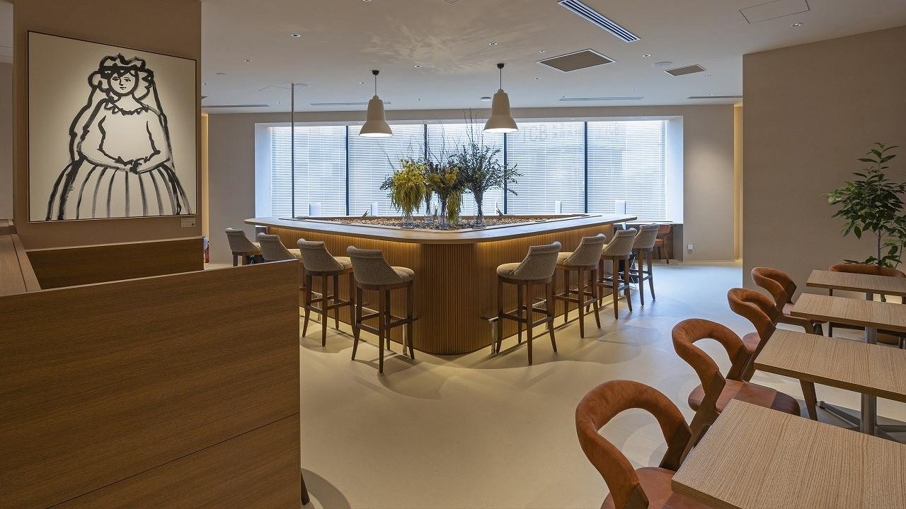 自由が丘駅前の新たなランドマーク「自由が丘ミューズスクエア」4階に「SHARE LOUNGE 自由が丘ミューズスクエア」2026年9月17日(木)オープンの説明画像です。
