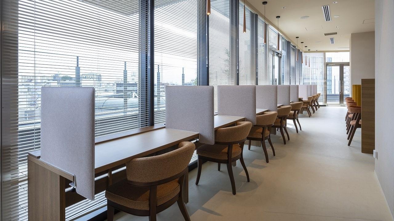 自由が丘駅前の新たなランドマーク「自由が丘ミューズスクエア」4階に「SHARE LOUNGE 自由が丘ミューズスクエア」2026年9月17日(木)オープンの説明画像です。