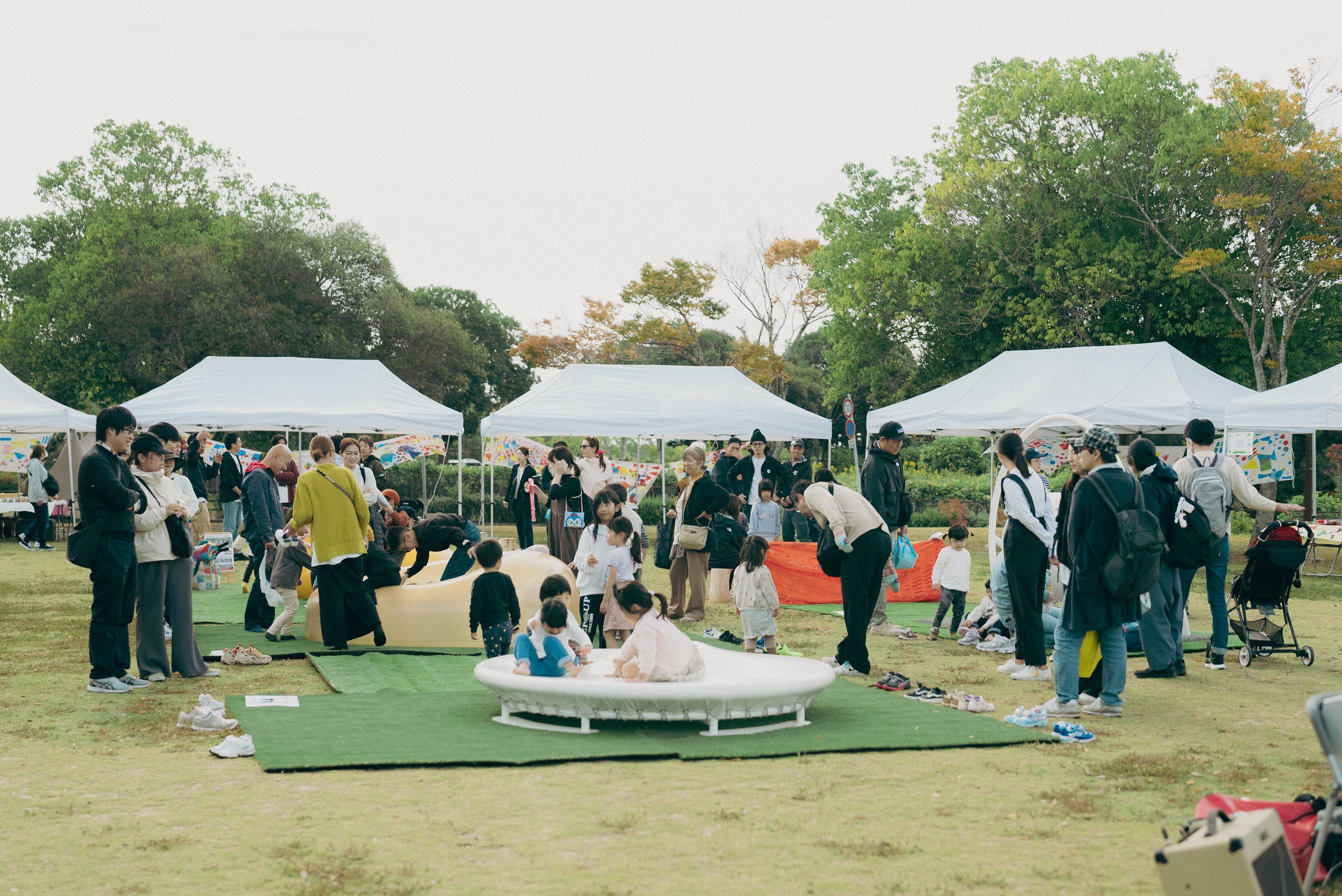 「ミュージックパーク」インクルーシブ遊具の設置